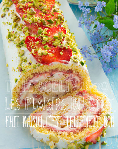 Recette gateau roulé vanille façon buche - cuisine facile de A à Z