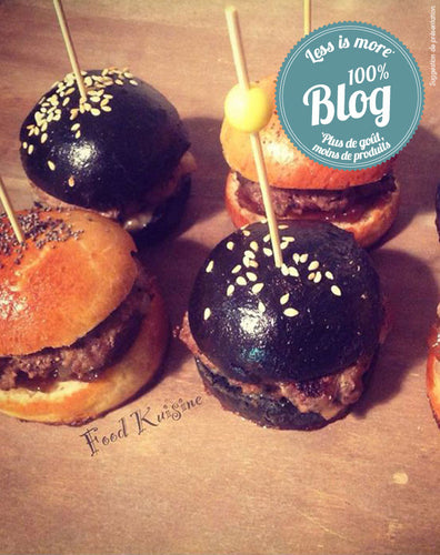 Mini Burgers Maxi plaisir et Hamburger noir au Curry Black Pearl