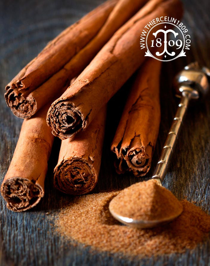 Cannelle Ceylan réduite en poudre à la manufacture Thiercelin