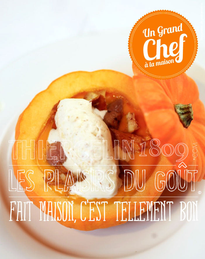 COURGE JACK BE LITTLE en velouté - recette de cuisine de A à Z