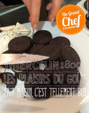 CRÈME GLACÉE À LA TRUFFE, émulsion de lait fait maison c'est tellement bon, biscuit oréo