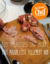 LE HOMARD, Bisque de homard à la verveine, Courge butternut et topinambour fait maison