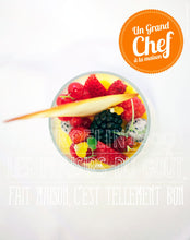 FLORALIE DE FRUITS FRAIS, Brunoise de mangue et Tuile croquante au Yuzu