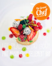 FLORALIE DE FRUITS FRAIS, Brunoise de mangue et Tuile croquante au Yuzu