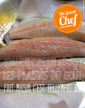 FILET DE BAR, Tagliatelles de légumes et beurre d'agrumes à la cardamome verte