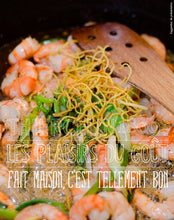 Gambas au Gingembre frit et poivre Timut fait maison