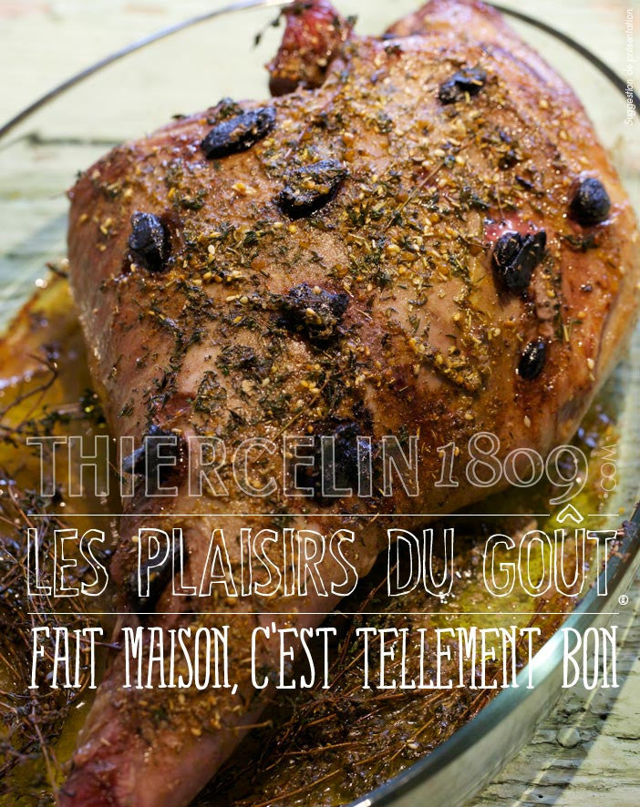GIGOT D'AGNEAU à l'Ail Noir BIO