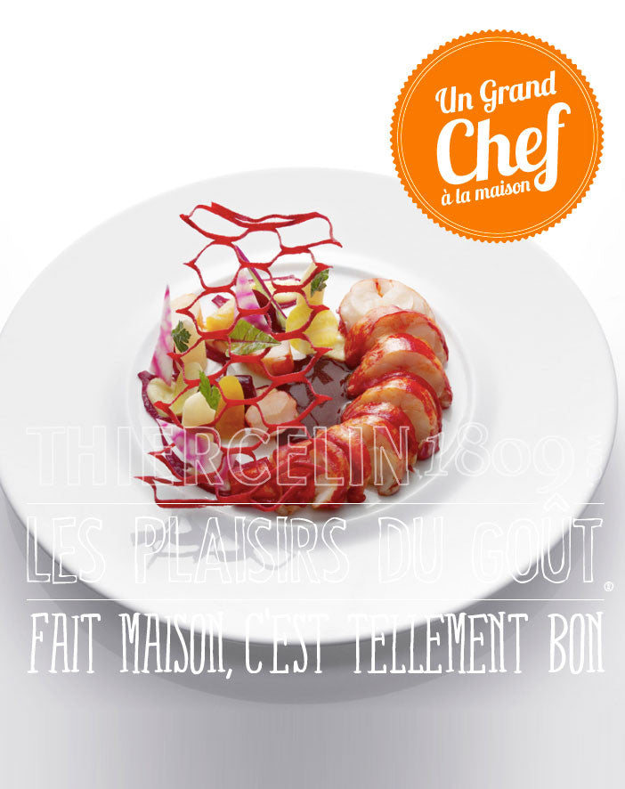 LE HOMARD BLEU, betteraves multicolores et racines de persil