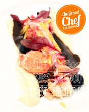 LE HOMARD BLEU, mini betteraves et bisque au vin rouge