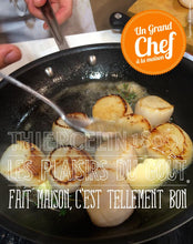 LA SAINT-JACQUES, Betterave et sauce Granny Smith fait maison c'est tellement bon