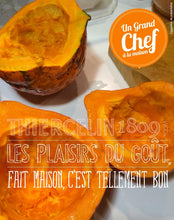 VELOUTÉ DE COURGE, Sot-l'y-laisse, œufs de caille et quenelle de crème montée au Pharaon Dukkah® fait maison