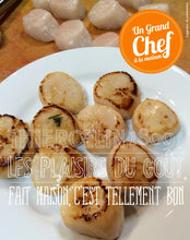 LA SAINT-JACQUES, Betterave et sauce Granny Smith fait maison c'est tellement bon