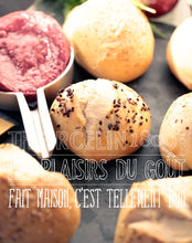 PAINS À BURGER OU "BURGER BUN", semi complet fait maison c'est tellement bon