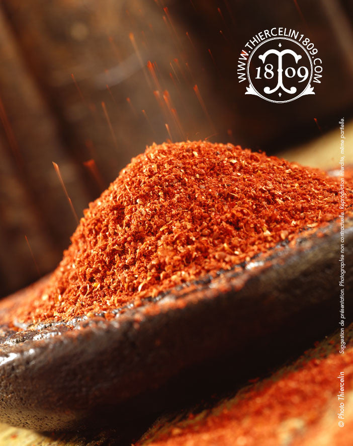 Piment d'Espelette AOC ou autrement dit piment du Pays Basque de Thiercelin