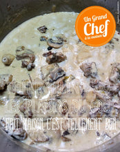 LA PINTADE rôtie, purée de panais, cuisses roulées aux champignons
