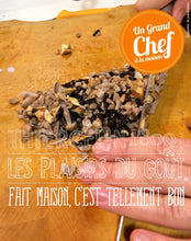 LA PINTADE rôtie, purée de panais, cuisses roulées aux champignons
