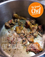 LA PINTADE rôtie, purée de panais, cuisses roulées aux champignons