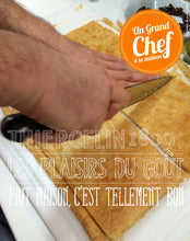 FILET DE ROUGET, Tarte fine aux oignons confits et son Pesto Maison fait maison