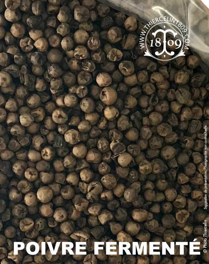 POIVRE FRAIS FERMENTE, baies entières de Thiercelin