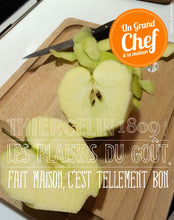 TARTE TATIN, crème glacée à la vanille fait maison