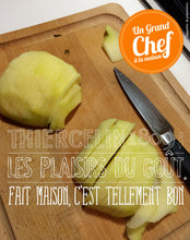 TARTE TATIN, crème glacée à la vanille fait maison