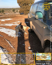 Sur arrivons sur le lieu de récolte à bord de notre 4x4