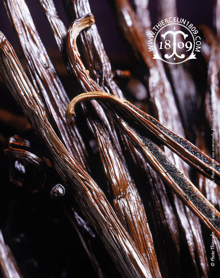 Gousses de vanille bourbon fendue de Madagascar - Thiercelin