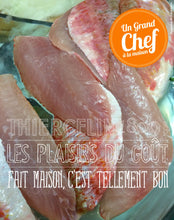FILET DE ROUGET, Tarte fine aux oignons confits et son Pesto Maison
